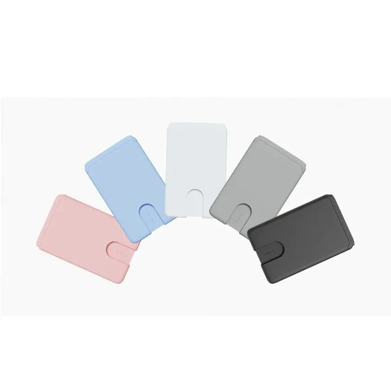 3M Mini Adhesive Soft Silicone Mobile Phone Wallet Phone Holder Fashion Sticker Credit Card Holder Compatible for Phone Android