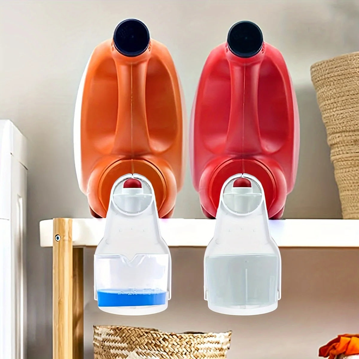 1Pc Laundry Detergent Cup Holder, Laundry Detergent Droplet Catcher, Foldable Plastic Laundry Detergent Cup Holder