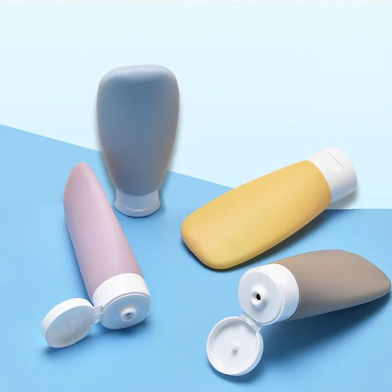 NEW 60ML Travel Containers Set Refillable Travel Bottle Everything for Travel Bottles Set Shampoo Bottles Kit LXPTZ03