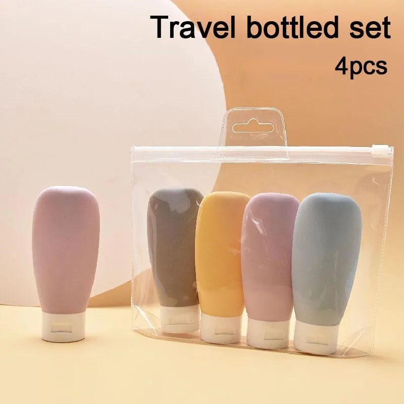 NEW 60ML Travel Containers Set Refillable Travel Bottle Everything for Travel Bottles Set Shampoo Bottles Kit LXPTZ03