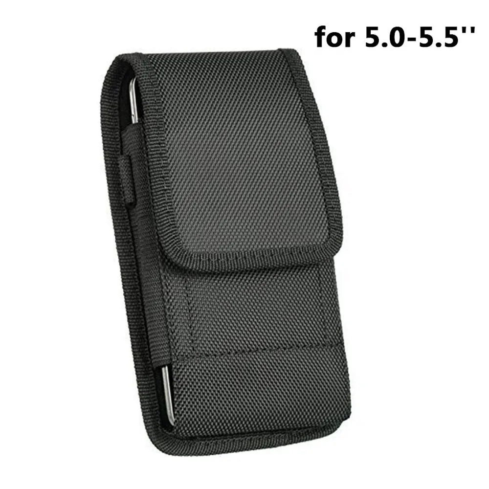 Black with Belt Clip for Phone Phone Pouch Mobile Phone Bags Cell Phone Holder Pouch Wallet Case