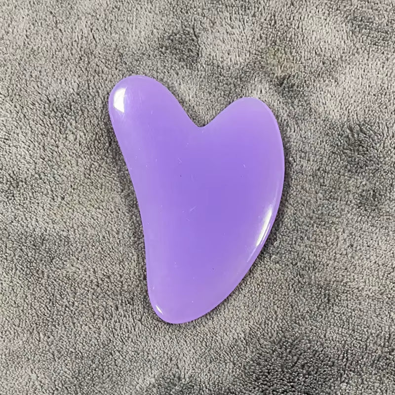 Gua Sha Board Beautiful Massage Beeswax Scraping Massage Scraper Face Neck Massage Natural Jade Stone Gua Sha Massage Board Tool
