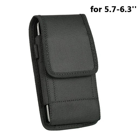 Black with Belt Clip for Phone Phone Pouch Mobile Phone Bags Cell Phone Holder Pouch Wallet Case