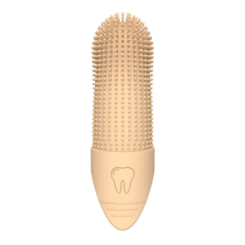 Silicone Finger Toothbrush for Pets: Food-Grade Dental Care Glove for Pets, Soft Bristles for Teeth Cleaning and Gum Massage