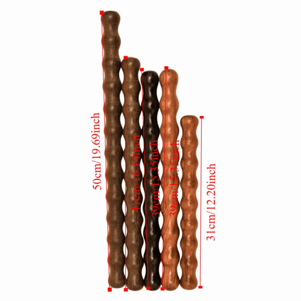 Multi-Functional Chicken Wing Wood Massage Stick Body Shaping Wood Wooden Massage Roller Relaxation Muscle Massage Tool