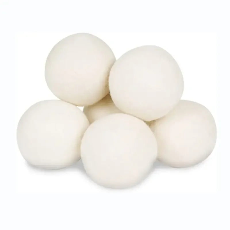 3/6Pcs Wool Laundry Dryer Ball Reusable Laundry Ball Fabric Softener Ball Anti-Tangle Laundry Ball to Reduce Wrinkles Cleaning