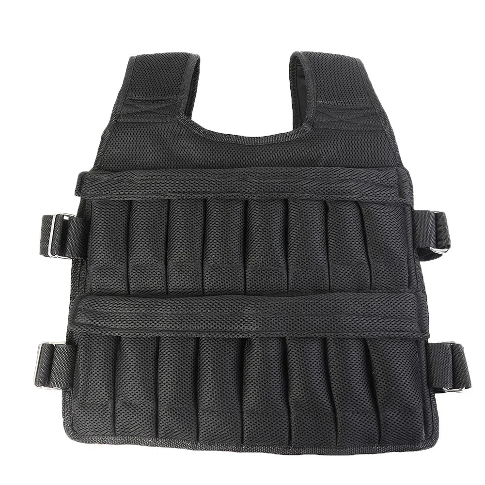 3/15/20/35/50Kg Workout Weight Jacket Adjustable Weighted Exercise Vest Workout Equipment for Running Training Jogging Walking