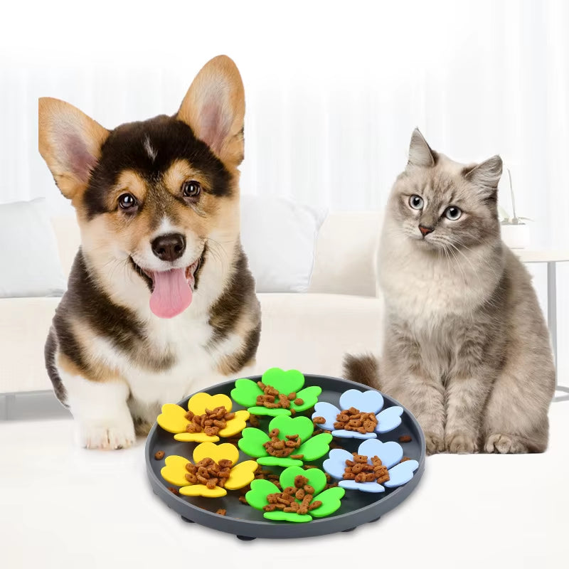 Silicone Licking Pad for Pets Suction Pad for Pets Placemats for Dogs Anti-Choking Sniffing Slow Eating Slow Eating Pad