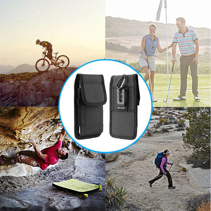 Black with Belt Clip for Phone Phone Pouch Mobile Phone Bags Cell Phone Holder Pouch Wallet Case
