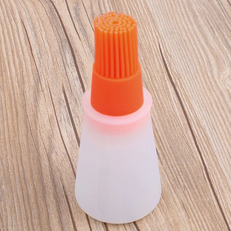 Kitchen Tools High Temperature Resistant Silicone Bottle Brush Bbq Brush Oil Brush Household Baking Oil Brush Cooking Gadgets