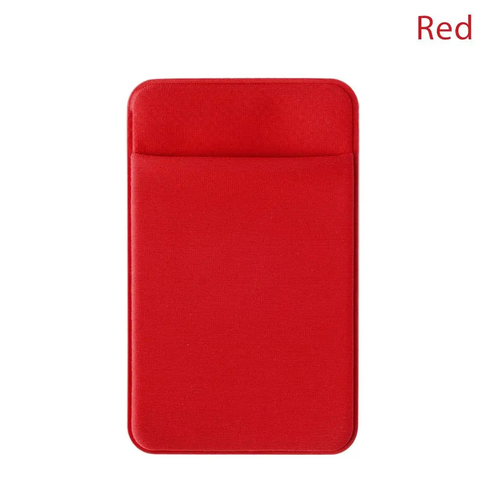 Silicone Phone Card Holder Wallet Case Phone Wallet Stick on Credit Card Holder Phone Pocket for Almost All Cell Phone