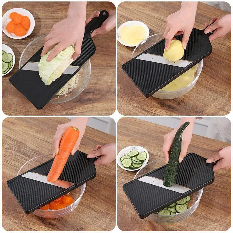 Manual Vegetable Cutter Stainless Steel Blade Cabbage Shredder Fruit Vegetable Slicer Potato Cucumber Carrot Kitchen Gadgets