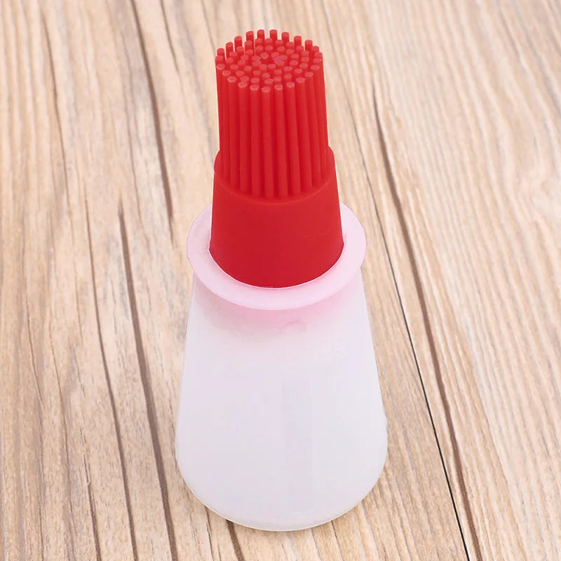 Kitchen Tools High Temperature Resistant Silicone Bottle Brush Bbq Brush Oil Brush Household Baking Oil Brush Cooking Gadgets