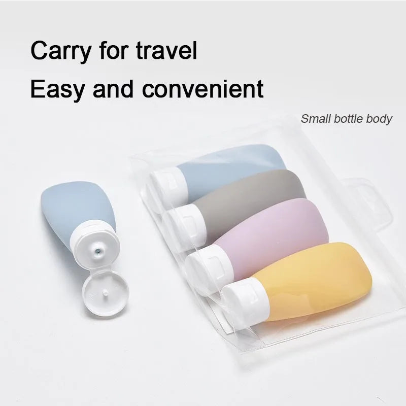 NEW 60ML Travel Containers Set Refillable Travel Bottle Everything for Travel Bottles Set Shampoo Bottles Kit LXPTZ03