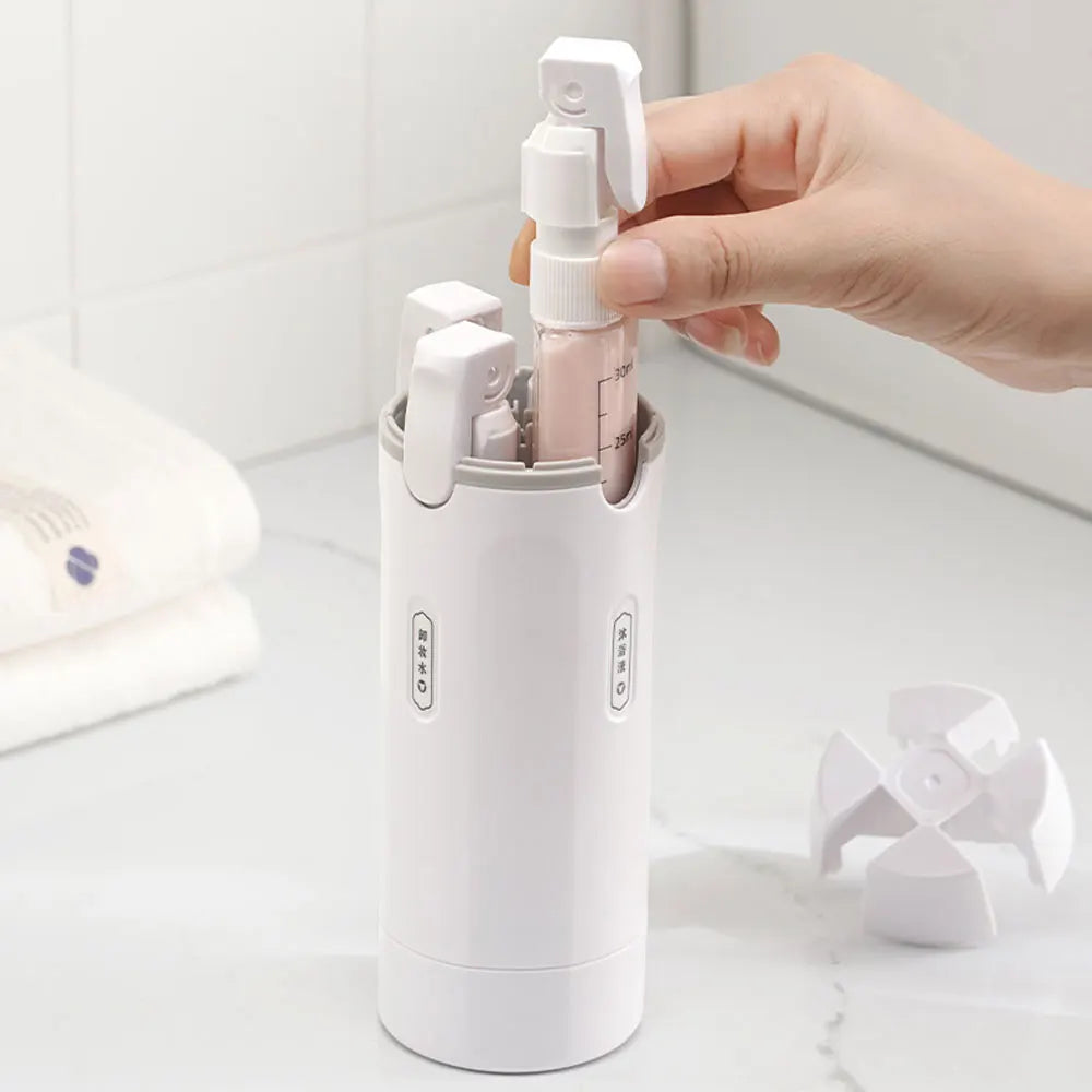 4 in 1 Travel Dispenser Portable Travel Bottles Leak Proof Leakproof Travel Container for Perfume Shampoo Conditioner Lotion