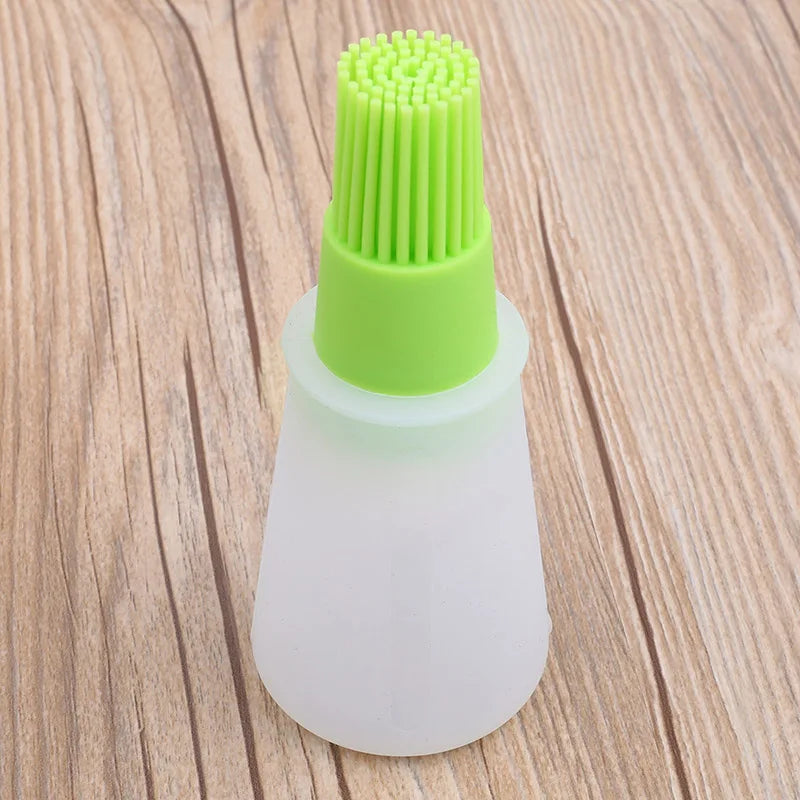 Kitchen Tools High Temperature Resistant Silicone Bottle Brush Bbq Brush Oil Brush Household Baking Oil Brush Cooking Gadgets