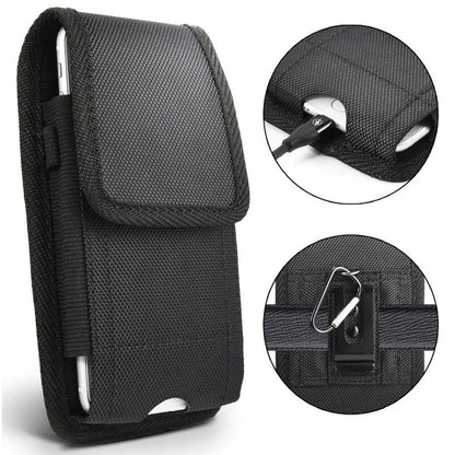 Black with Belt Clip for Phone Phone Pouch Mobile Phone Bags Cell Phone Holder Pouch Wallet Case