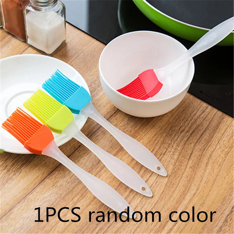 Kitchen Tools High Temperature Resistant Silicone Bottle Brush Bbq Brush Oil Brush Household Baking Oil Brush Cooking Gadgets