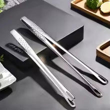 304 Stainless Steel Food Tongs Long Handle Non-Slip Barbecue Tongs Steak Tongs Kitchen Gadgets Accessories Cooking Tool