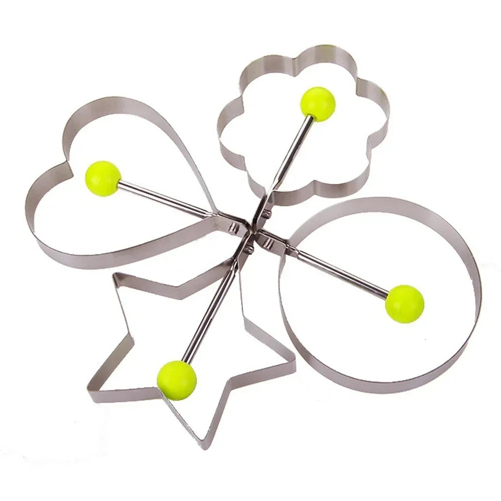 1/4/5PCS Stainless Steel Egg Rings Mold Non-Stick round Pancake Omelette Shaper Breakfast Baking Cooking Kitchen Gadgets