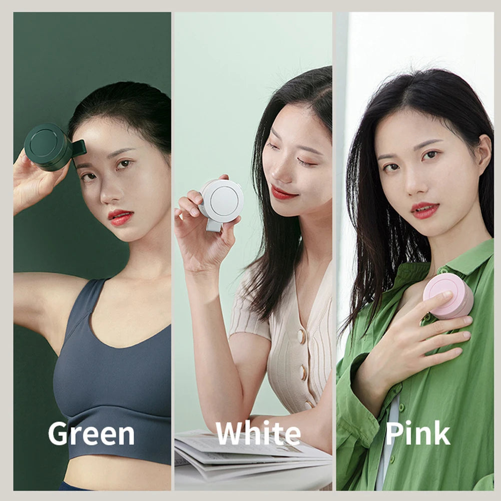 Mini Fan Air Conditioning Fan Mini Waist Fan Portable Fan Handheld Clip Waist Fan Rechargeable Fan for Outdoor Work Hiking Home