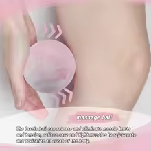 KSONE Lacrosse Massage Ball-Portable Fitness Massage Ball -Muscle Massage Roller-Relaxation Soft Massage Ball 3