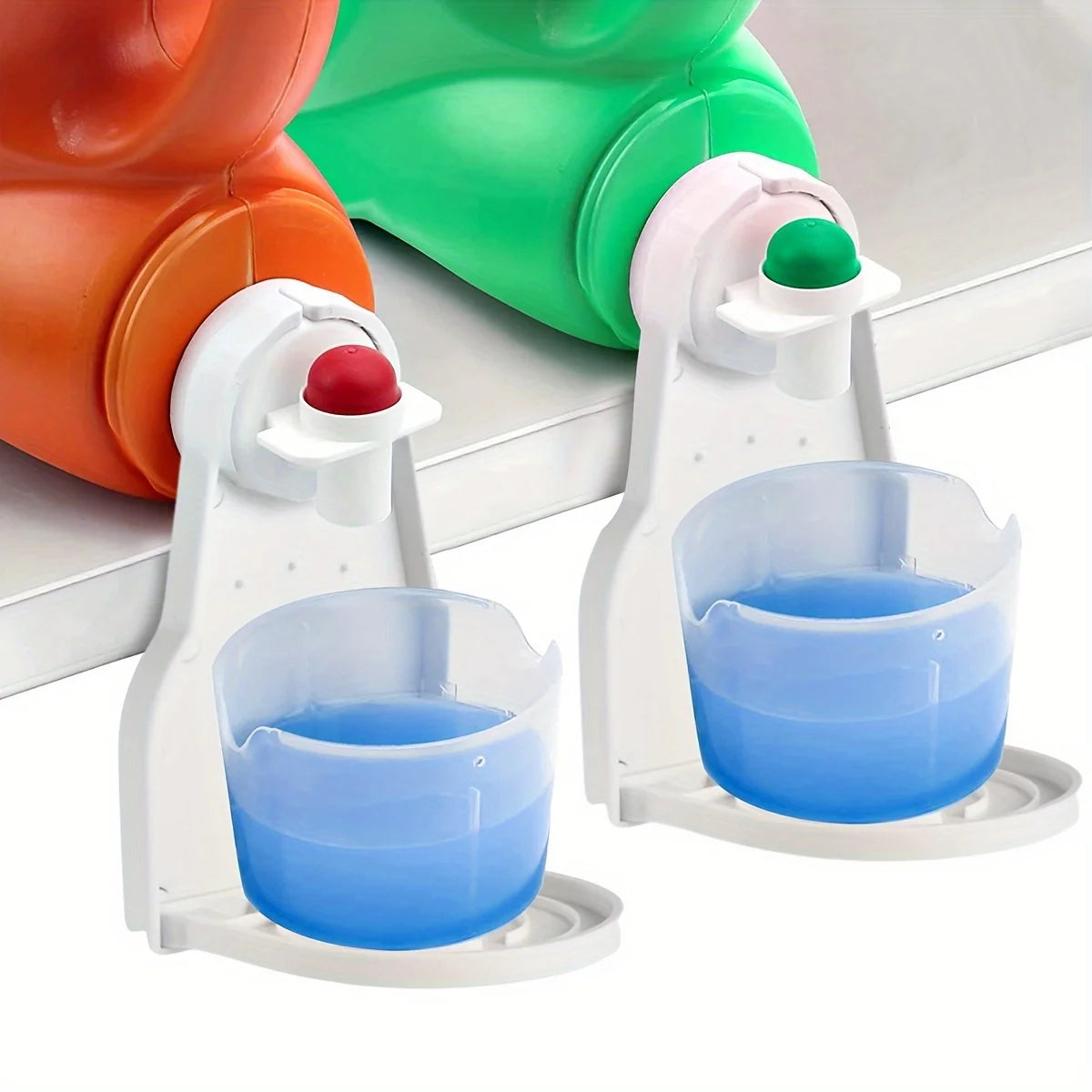 1Pc Laundry Detergent Cup Holder, Laundry Detergent Droplet Catcher, Foldable Plastic Laundry Detergent Cup Holder