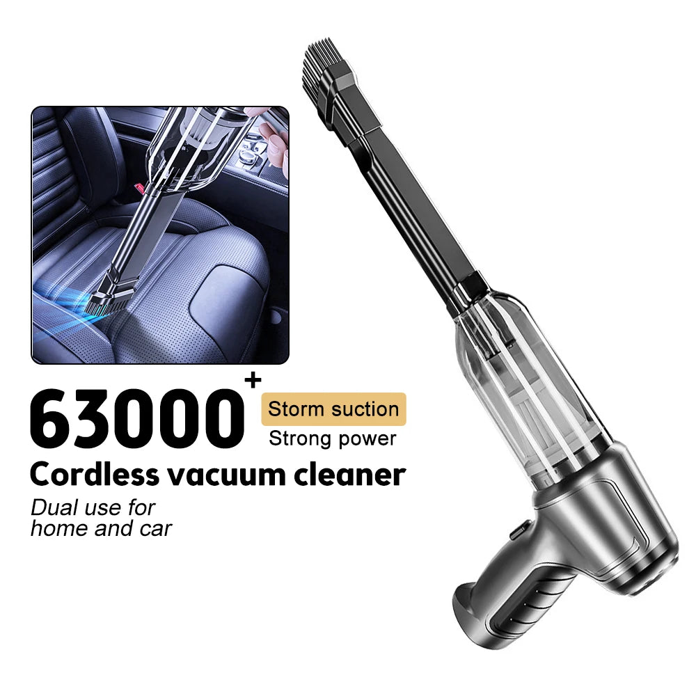 95000Pa Car Wireless Vacuum Cleaner Wet Dry Vacuum Cleaner Cordless Handheld Auto Vacuum Home & Dual Use Mini Vacuum Cleaner