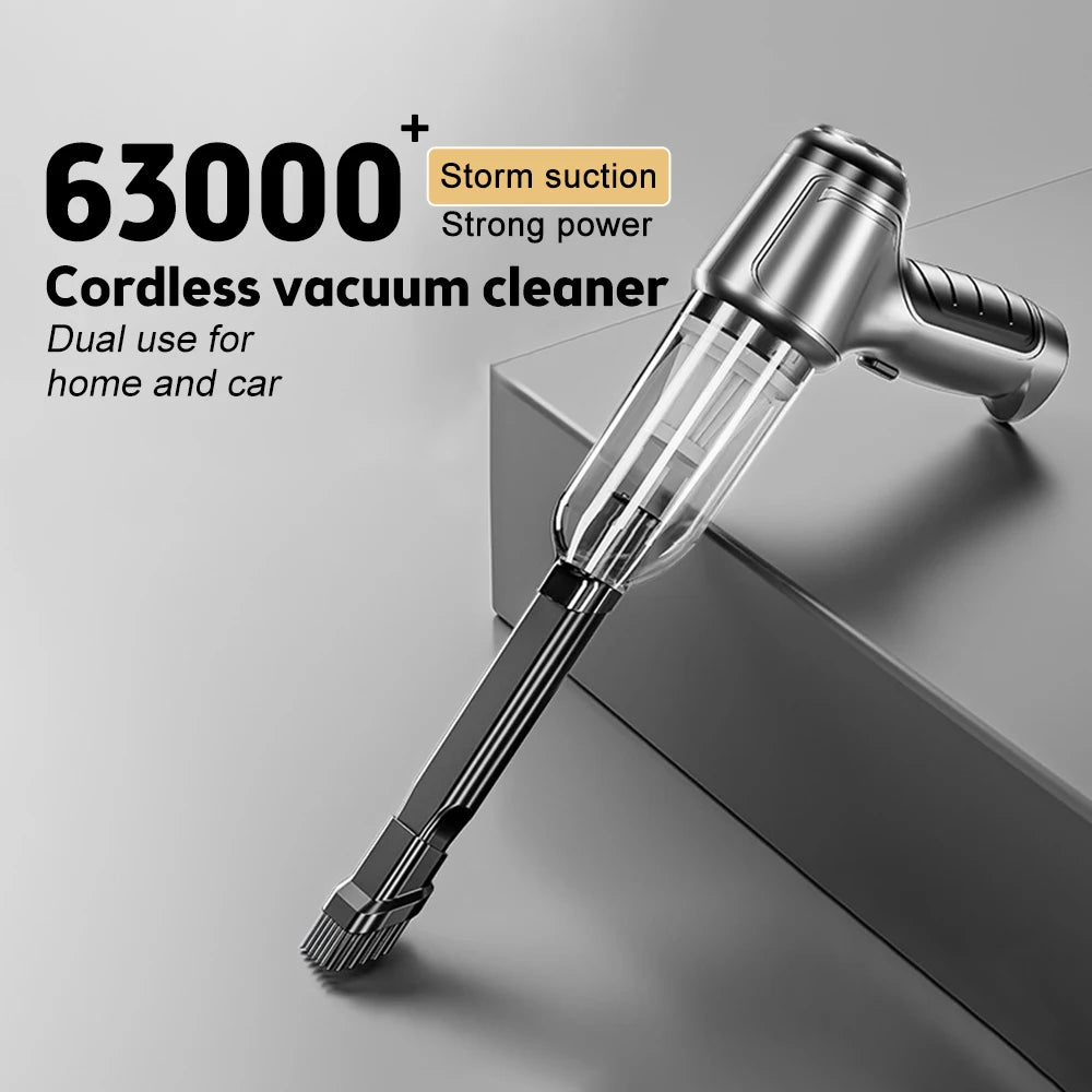 95000Pa Car Wireless Vacuum Cleaner Wet Dry Vacuum Cleaner Cordless Handheld Auto Vacuum Home & Dual Use Mini Vacuum Cleaner