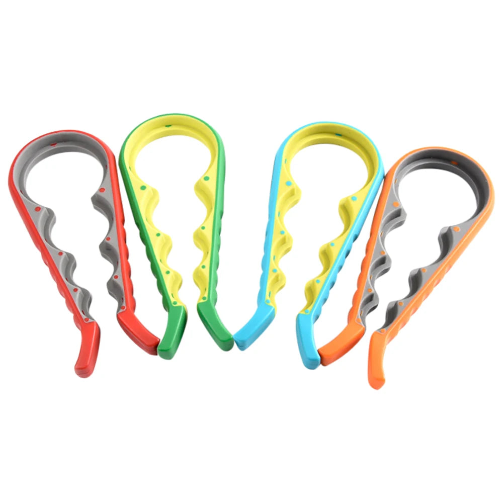 Kitchen Gadgets 4 In1 Lid Jar Opener Kitchen Tools Handy Screw Cap Best Openers Multi Purpose Can Non-Slip Bottle Home Gadget