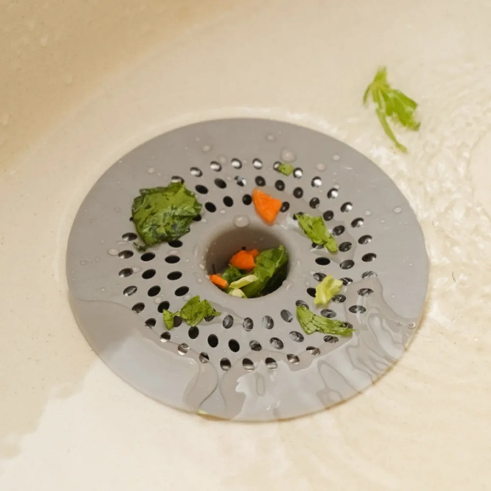 1Pc Silicone Drain Strainer Hair Catcher with Drain Holes Perfect for Bathroom or Kitchen Use Shower Drain Hair Catcher