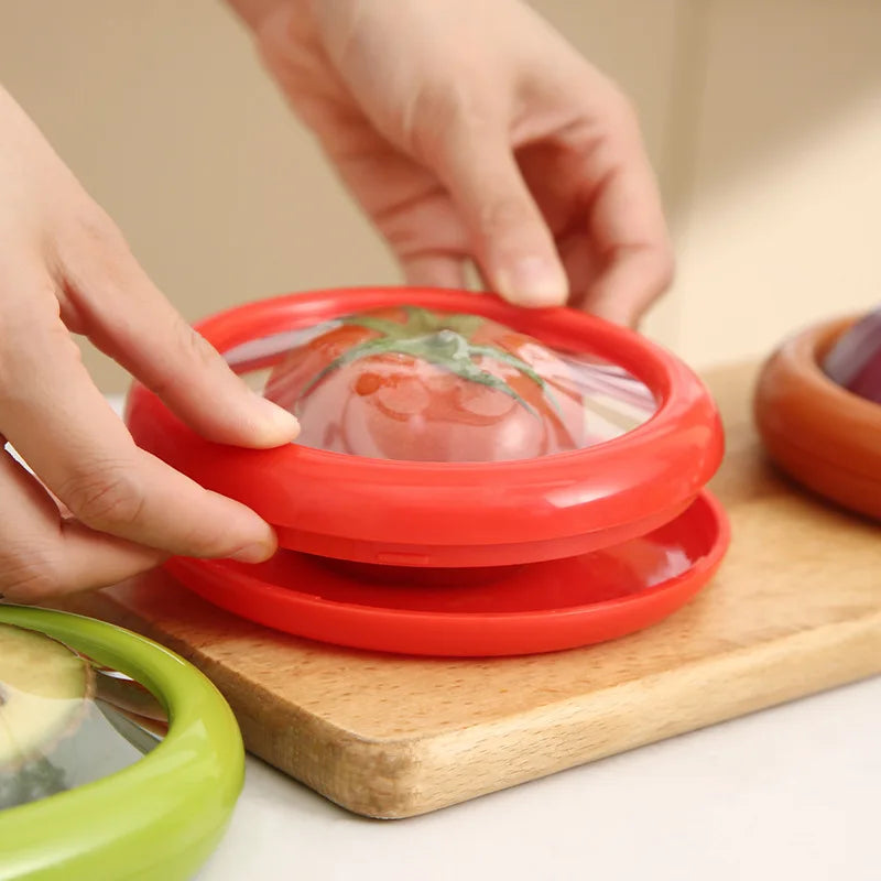 Kitchen Transparent Reusable Airtight Fresh Storage Box for Fruits and Vegetables Easy to Clean Kitchen Gadgets