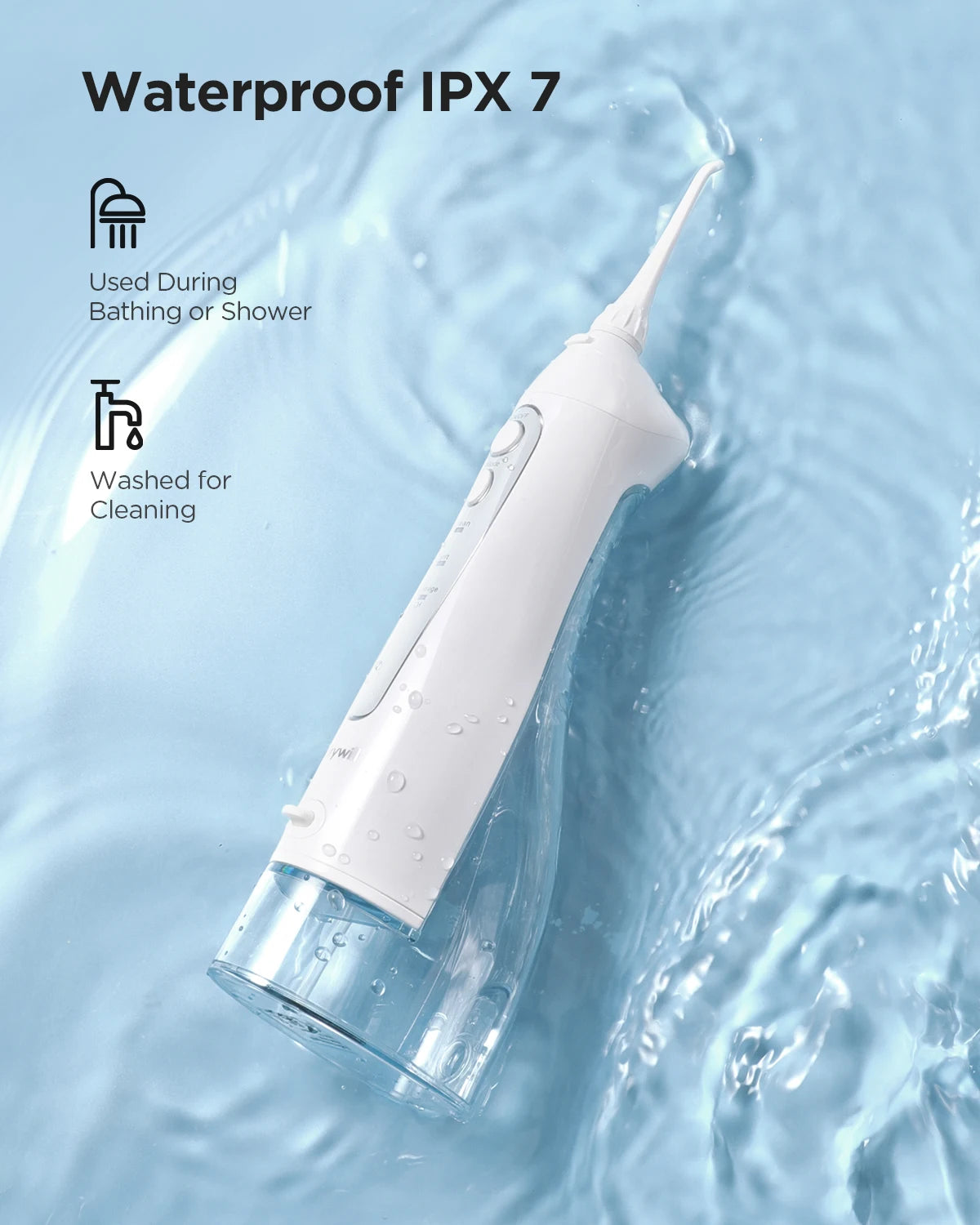 Water Flossers Oral Irrigator Rechargeable Portable Dental 3 Modes Water Tank for Teeth 300ML Waterproof Teeth Cleaner
