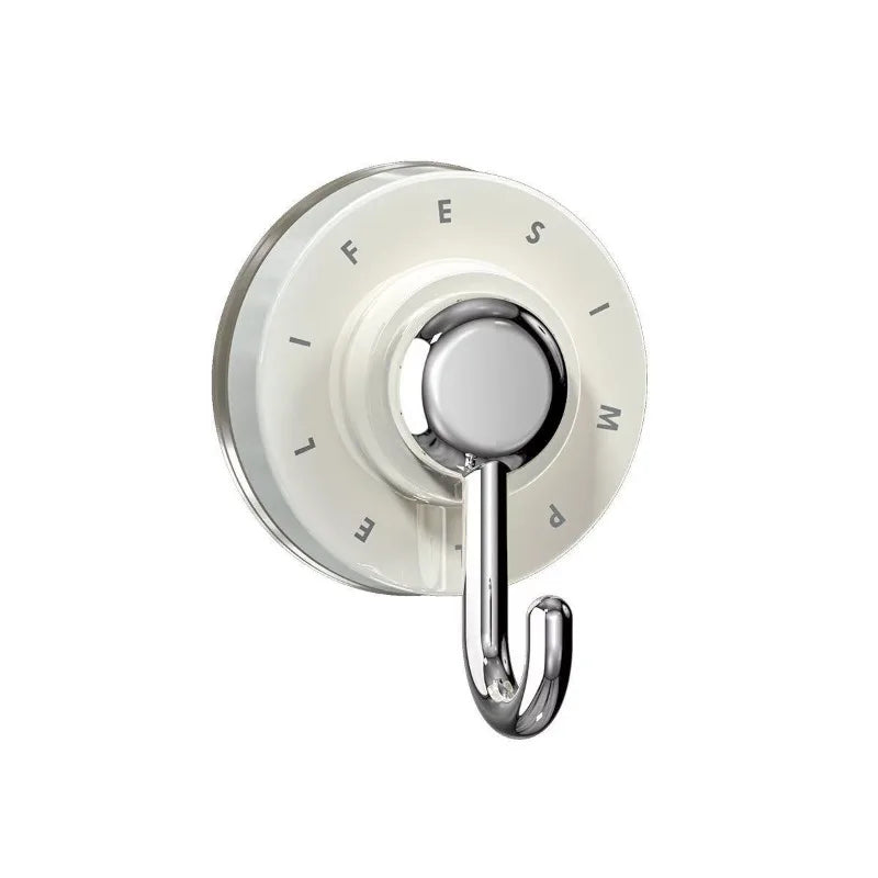 Bathroom Accessories Waterproof Rotating Suction Hooks for Bathroom Kitchen Strong Adhesive Wall Organize