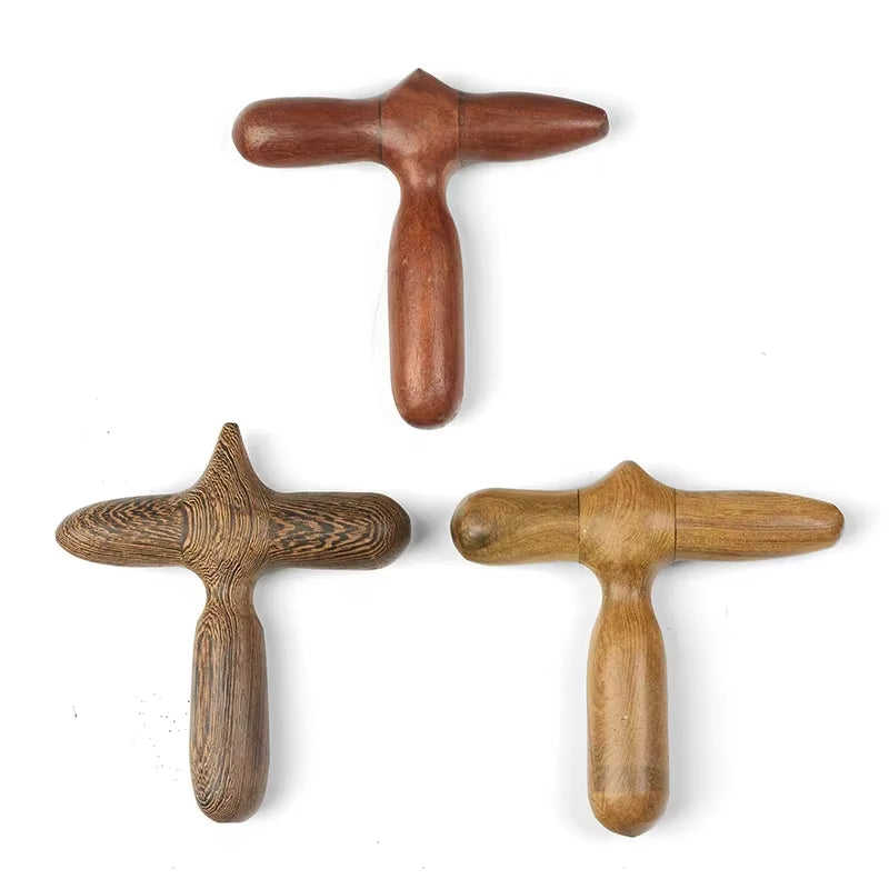 Acupuncture Stick Wooden Massage Stick Set Acupoint Massage Acupoint Foot Massage Tool Neck Chin Thin Face Massage Tool