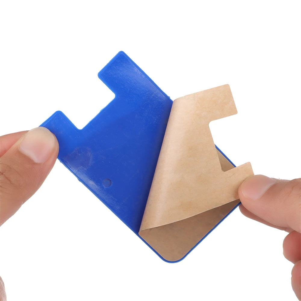 Silicone Phone Card Holder Wallet Case Phone Wallet Stick on Credit Card Holder Phone Pocket for Almost All Cell Phone