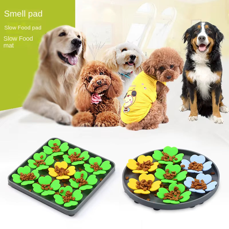 Silicone Licking Pad for Pets Suction Pad for Pets Placemats for Dogs Anti-Choking Sniffing Slow Eating Slow Eating Pad