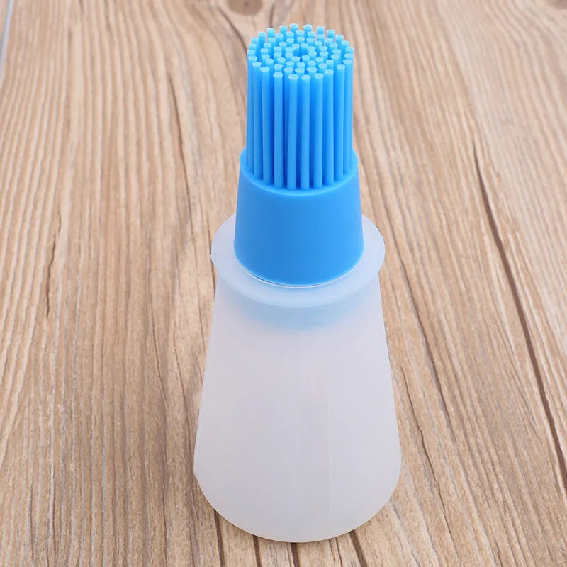 Kitchen Tools High Temperature Resistant Silicone Bottle Brush Bbq Brush Oil Brush Household Baking Oil Brush Cooking Gadgets