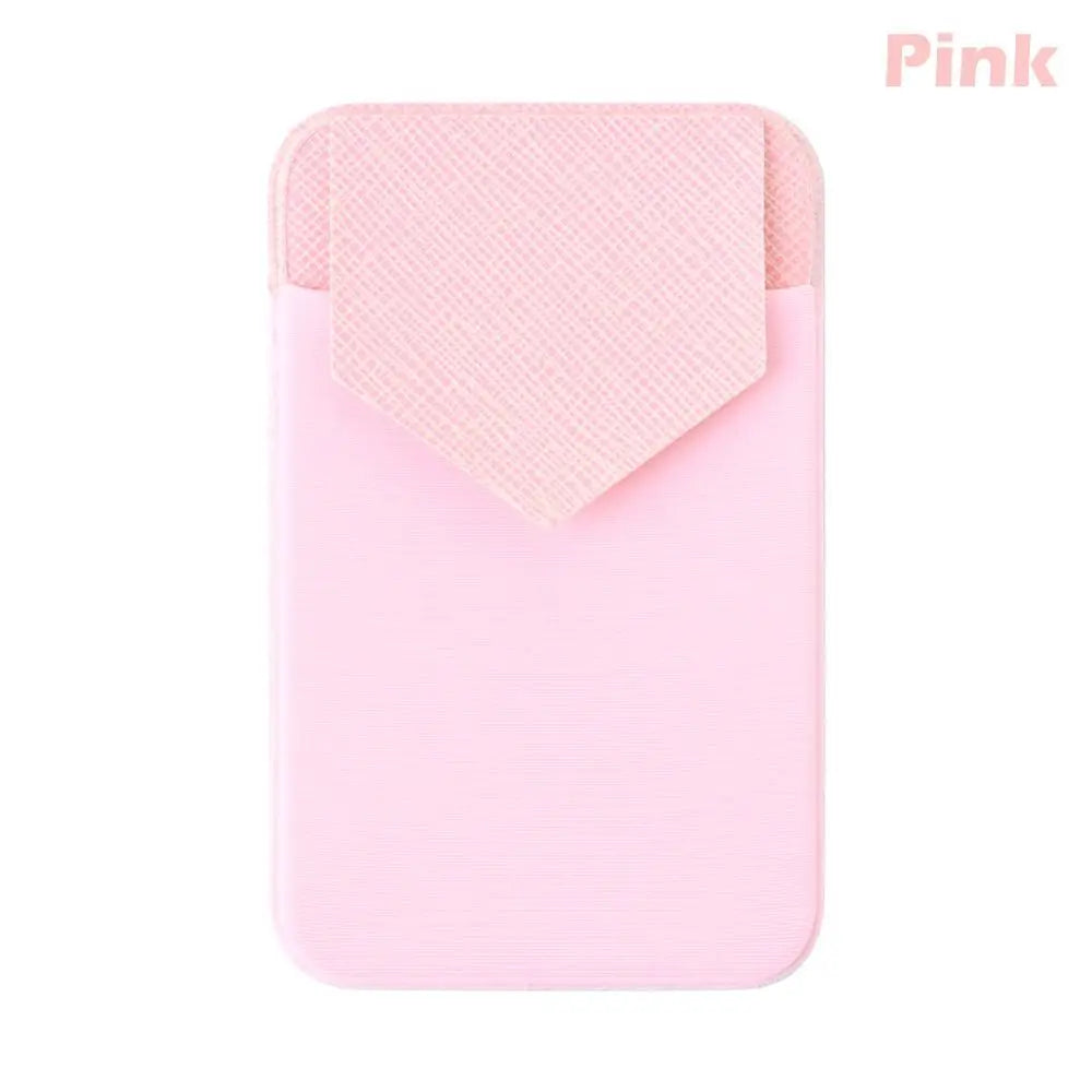 Silicone Phone Card Holder Wallet Case Phone Wallet Stick on Credit Card Holder Phone Pocket for Almost All Cell Phone