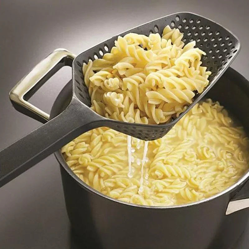 Creative Cooking Shovels Food Strainer Scoop Drain Gadgets Large Colander Soup Filter Household Kitchen Accessories