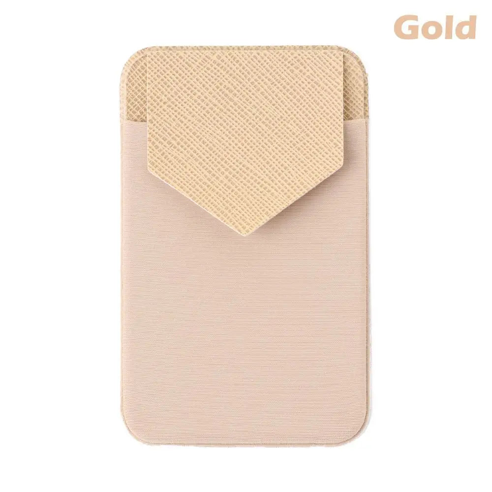 Silicone Phone Card Holder Wallet Case Phone Wallet Stick on Credit Card Holder Phone Pocket for Almost All Cell Phone