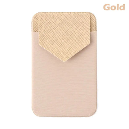 Silicone Phone Card Holder Wallet Case Phone Wallet Stick on Credit Card Holder Phone Pocket for Almost All Cell Phone