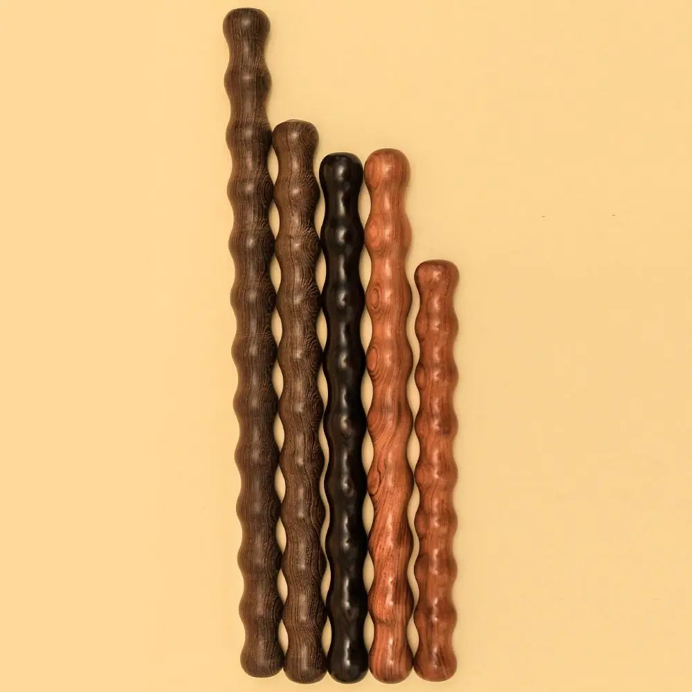 Multi-Functional Chicken Wing Wood Massage Stick Body Shaping Wood Wooden Massage Roller Relaxation Muscle Massage Tool