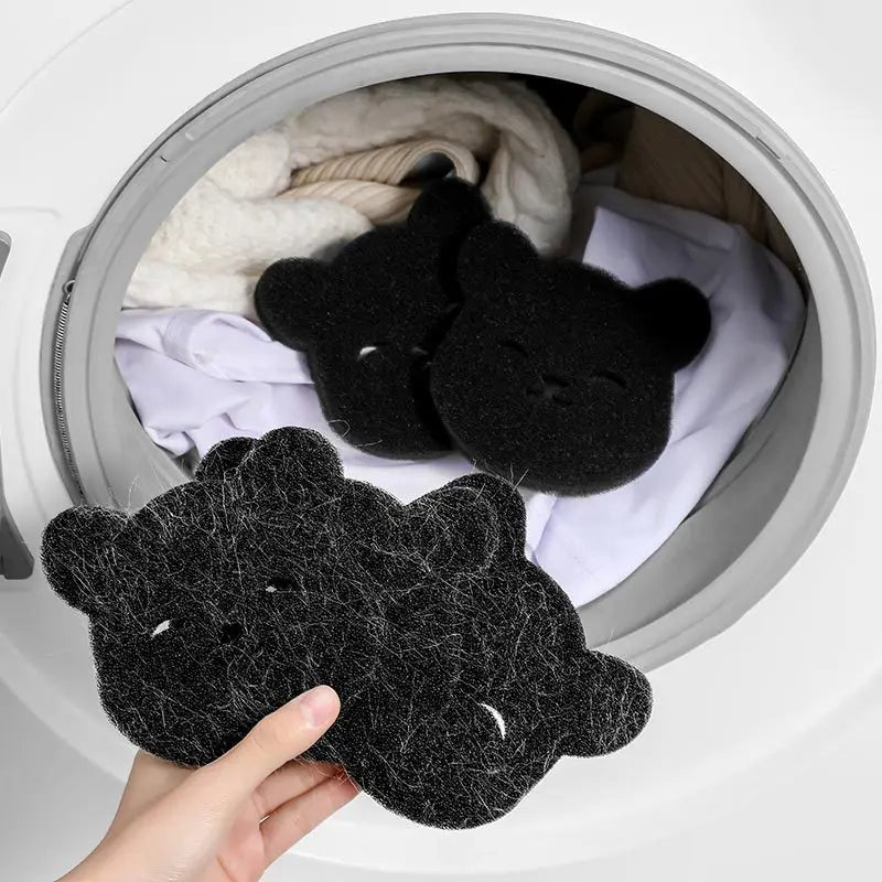 3/5/10Pcs Pet Hair Remover Bear Shape Laundry Balls Reusable Washing Machine Hair Catcher Pet Dog Cat Catcher Lint Remover