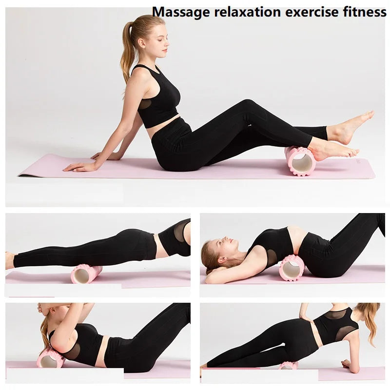 30CM Foam Myofascial Release Roll Gym Yoga Roller Massage Foam Roller Foam Sports Roller Gym 10Cm Fitness DLYJZ01