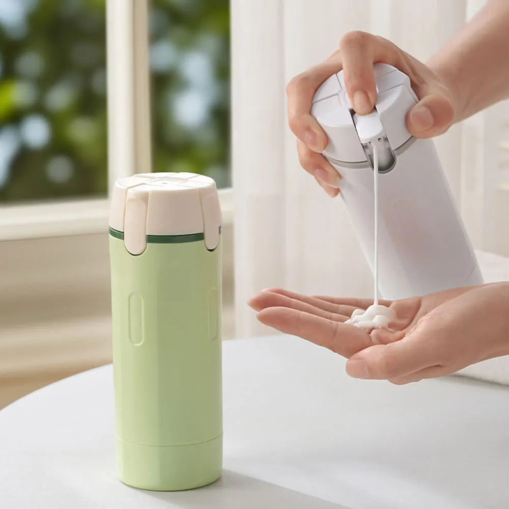4 in 1 Travel Dispenser Portable Travel Bottles Leak Proof Leakproof Travel Container for Perfume Shampoo Conditioner Lotion