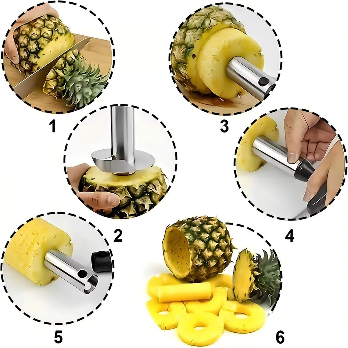 1Pcs Pineapple Slicer Peeler Peeler Stainless Steel Fruit Tools Cooking Tools Kitchen Accessories Kitchen Gadgets