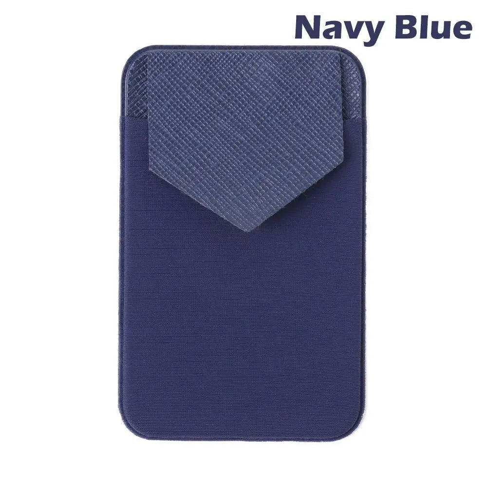 Silicone Phone Card Holder Wallet Case Phone Wallet Stick on Credit Card Holder Phone Pocket for Almost All Cell Phone